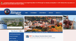 Desktop Screenshot of bangormaine.gov